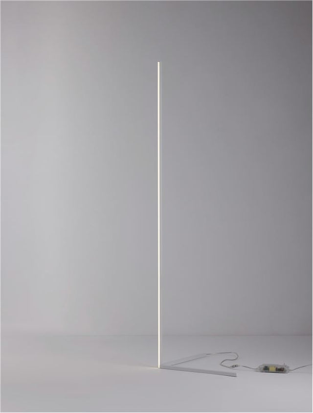 V-LINE Dimmable Sandy White Aluminium & Acrylic LED 18 Watt 230 Volt 1700Lm 3000K IP20 L: 58.5 W: 39.8 H: 140.5 cm
