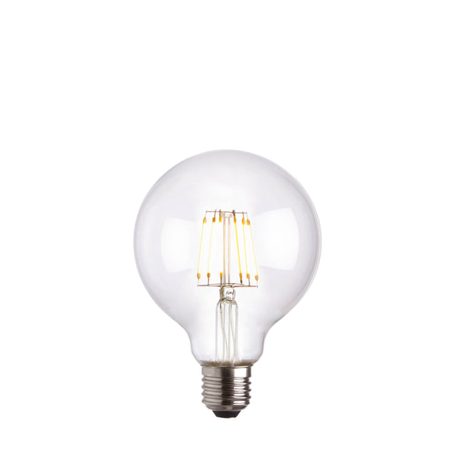 E27 LED filament globe 95mm dia