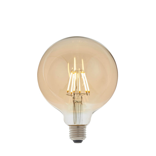 E27 LED filament globe 125mm dia