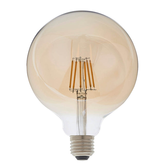 E27 LED filament globe 125mm dia