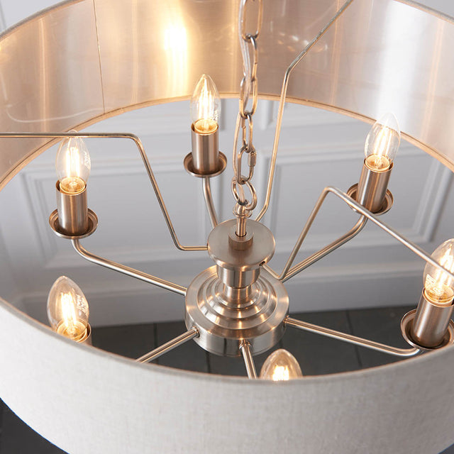 Highclere 6lt pendant