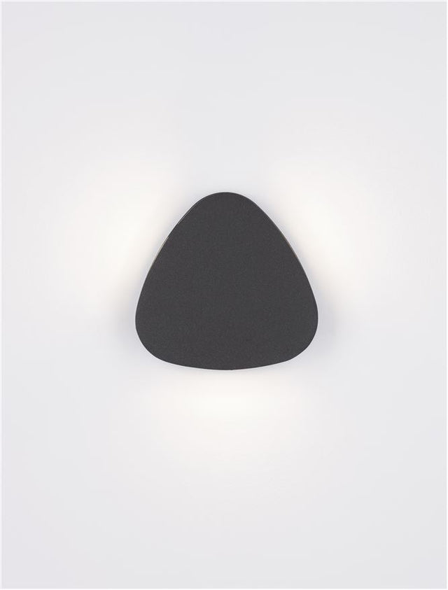 COMBO Anthracite Die-Casting Aluminium & Clear Acrylic LED 7.5 Watt 265Lm 3000K 220-240V Beam Angle 170º IP65 D: 16 W: 4.6 H: 15.5 cm