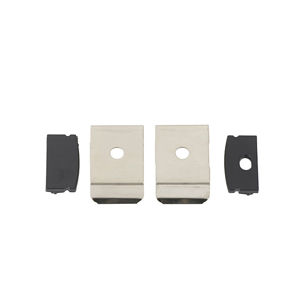 RigelSLIM Surface 2m Aluminium Profile/Extrusion Black