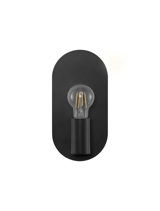 ROYAL Black Metal LED E27 1x12 Watt 230 Volt IP20 Bulb Excluded D: 12.5 W: 10 H: 25 cm