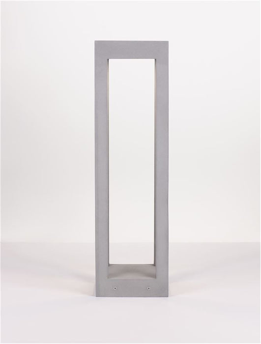 BEV Gray Cement Glass Diffuser LED 5 Watt 200Lm 3000K 120-230V IP65 L: 20 W: 20 H: 70 cm