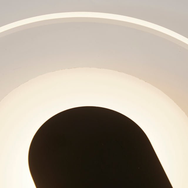 Target LED Wall Light, Sand Black Metal