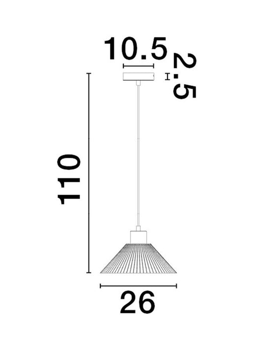 IAN Matt Black Metal Natural Wood LED E27 1x12 Watt 230 Volt IP20 Bulb Excluded D: 26 H: 110 cm Adjustable height