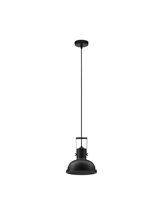 RUVI Matt Black Metal LED E27 1x12 Watt 230 Volt IP20 Bulb Excluded D: 22 H: 120 cm Adjustable height Adjustable