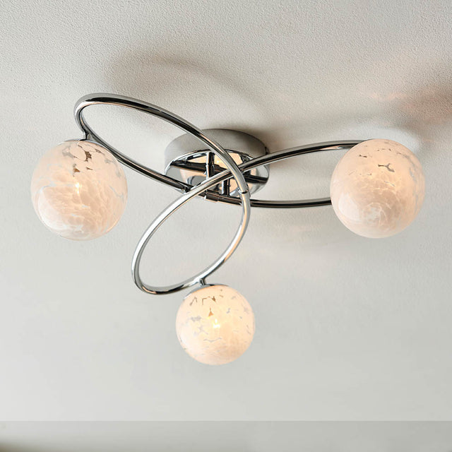 Maye 3 Light Semi Flush