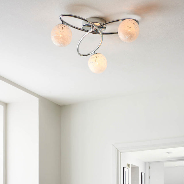Maye 3 Light Semi Flush