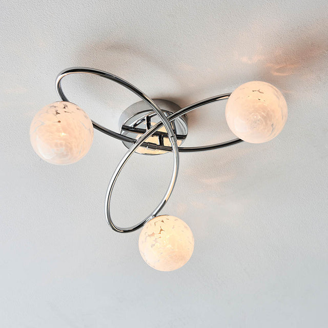 Maye 3 Light Semi Flush