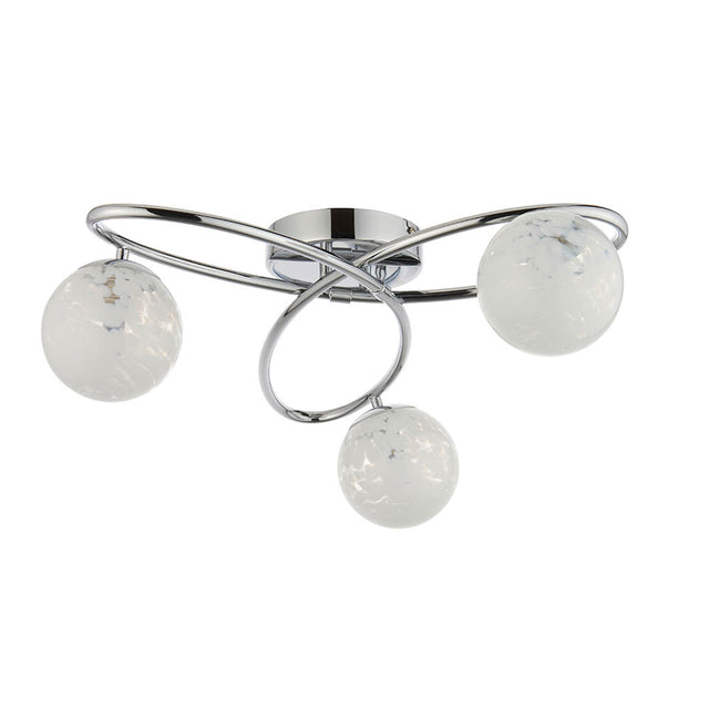 Maye 3 Light Semi Flush