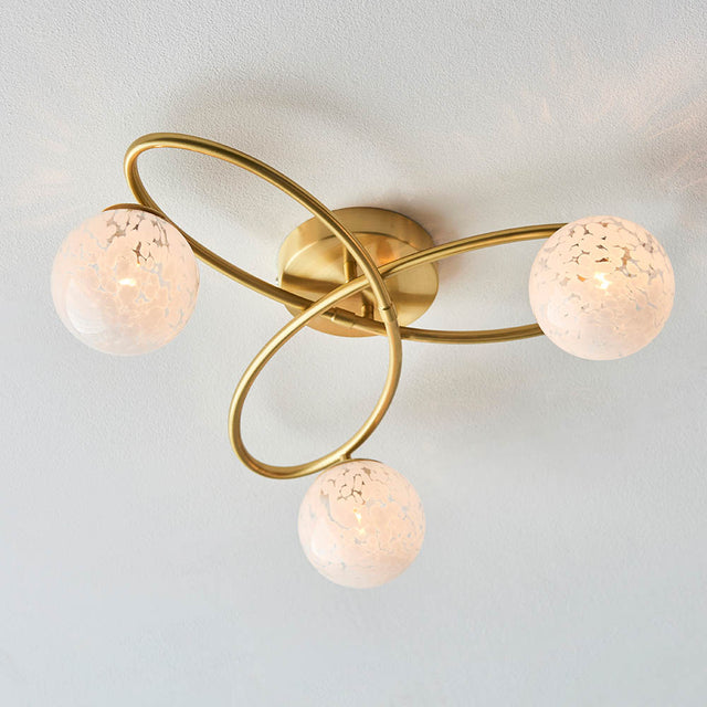 Maye 3 Light Semi Flush