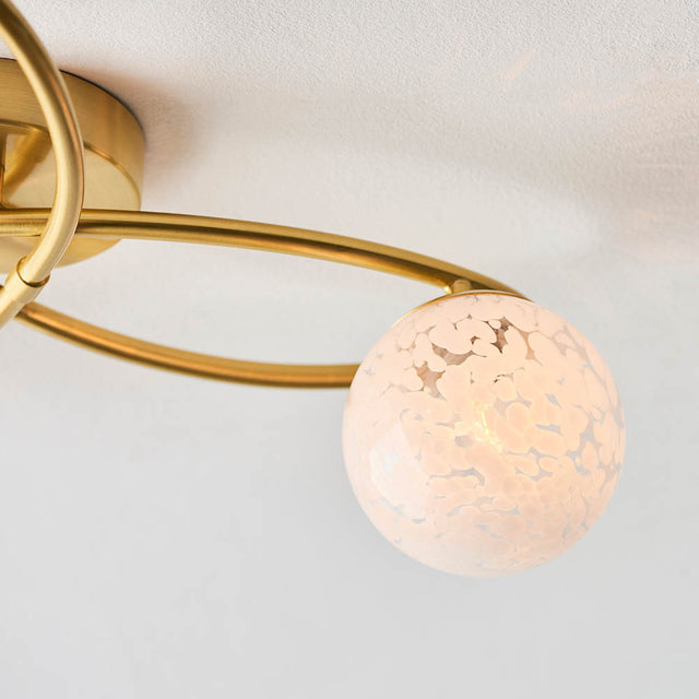 Maye 3 Light Semi Flush