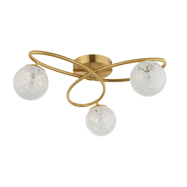 Maye 3 Light Semi Flush