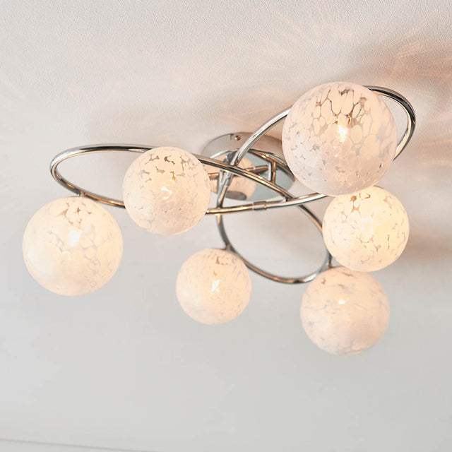 Maye 6 Light Semi Flush