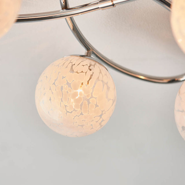 Maye 6 Light Semi Flush
