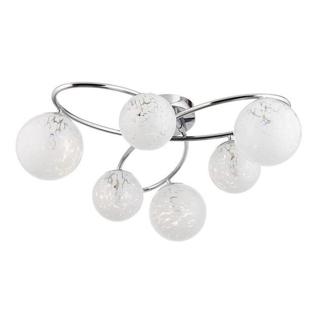 Maye 6 Light Semi Flush
