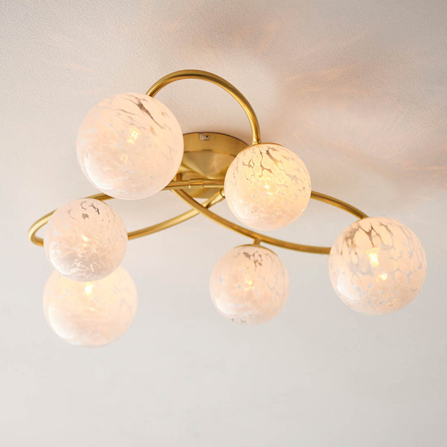 Maye 6 Light Semi Flush