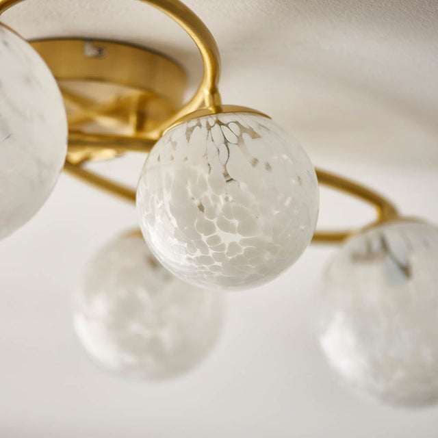Maye 6 Light Semi Flush