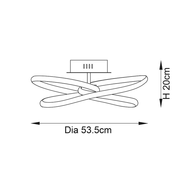 Dune Semi Flush