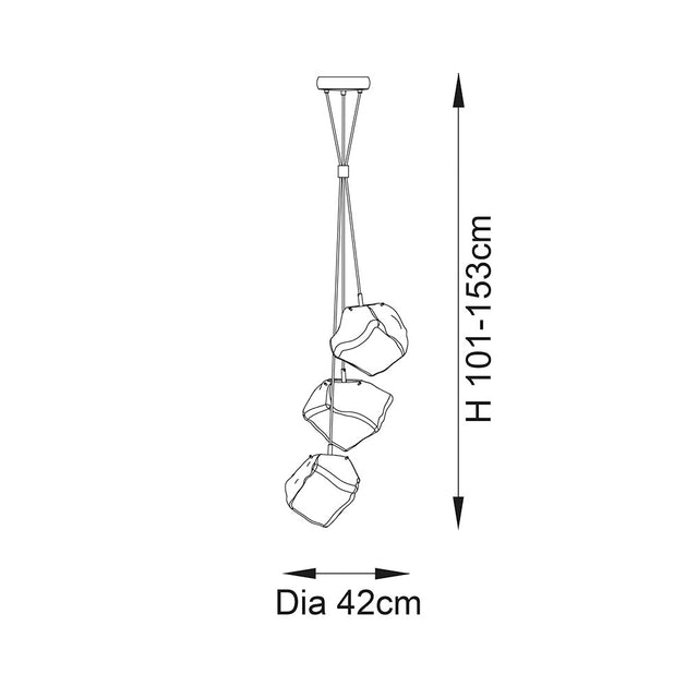 Rock 3lt pendant