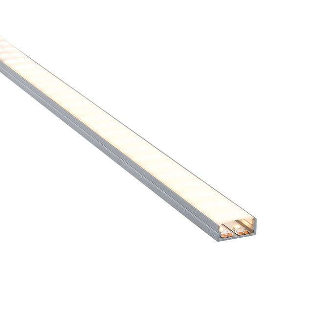 RigelSLIM Surface Wide 2m Aluminium Profile/Extrusion Silver