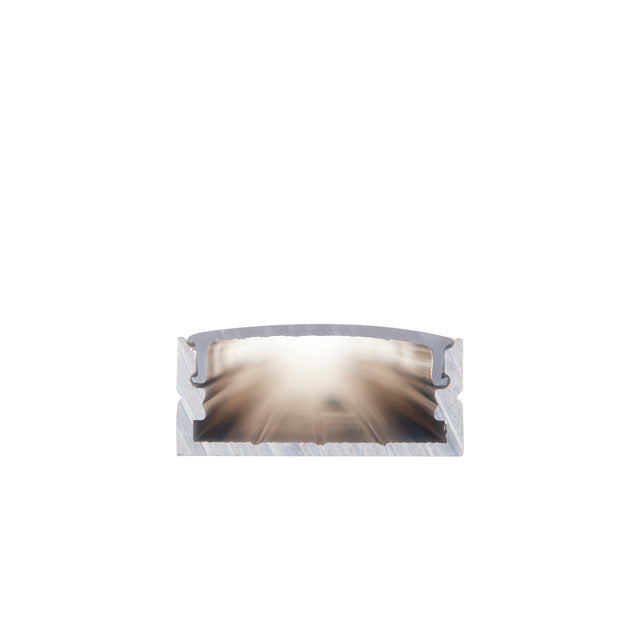 RigelSLIM Surface Wide 2m Aluminium Profile/Extrusion Silver