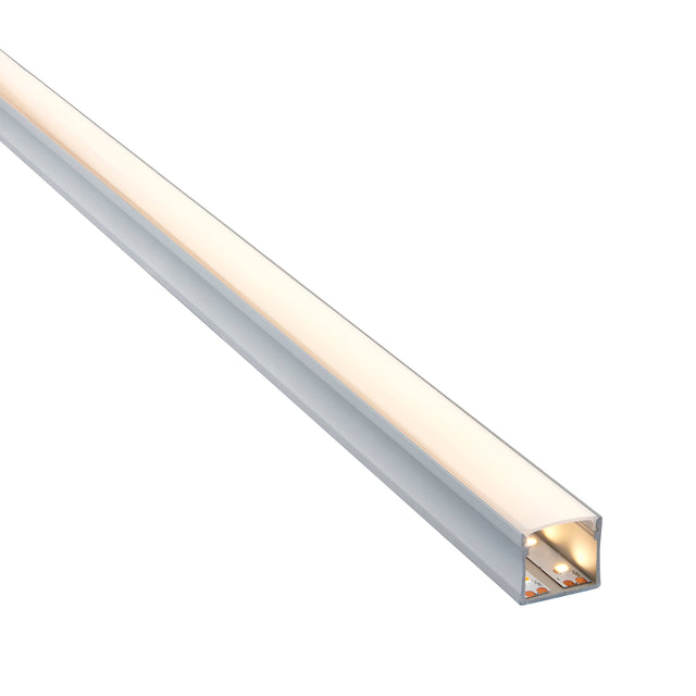 Rigel Surface Wide 2m Aluminium Profile/Extrusion Silver