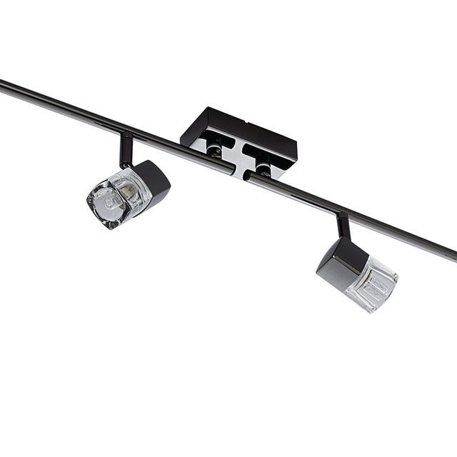 Blocs 4Lt Split Bar Spotlight - Chrome & Clear Glass