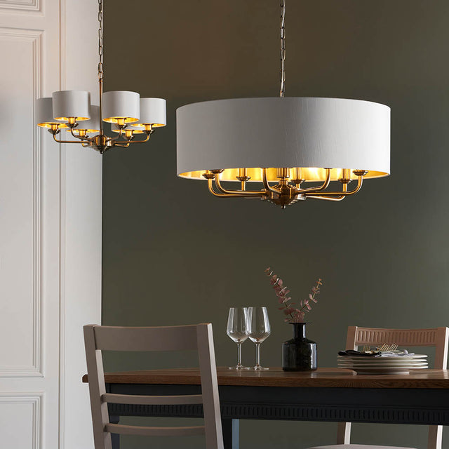 Highclere 8lt pendant