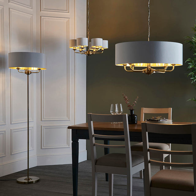 Highclere 8lt pendant