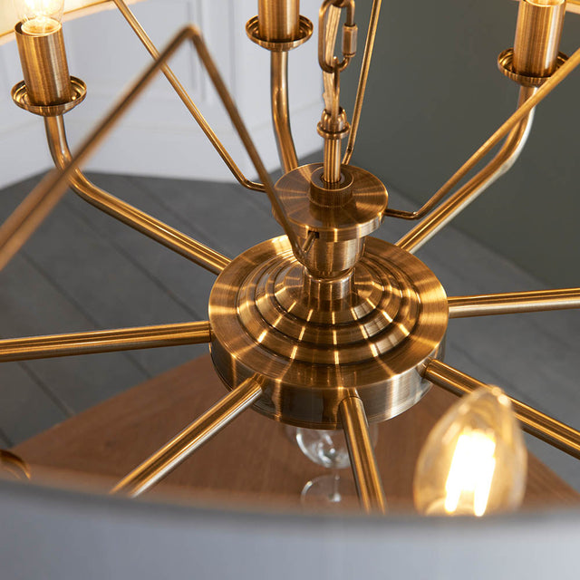 Highclere 8lt pendant