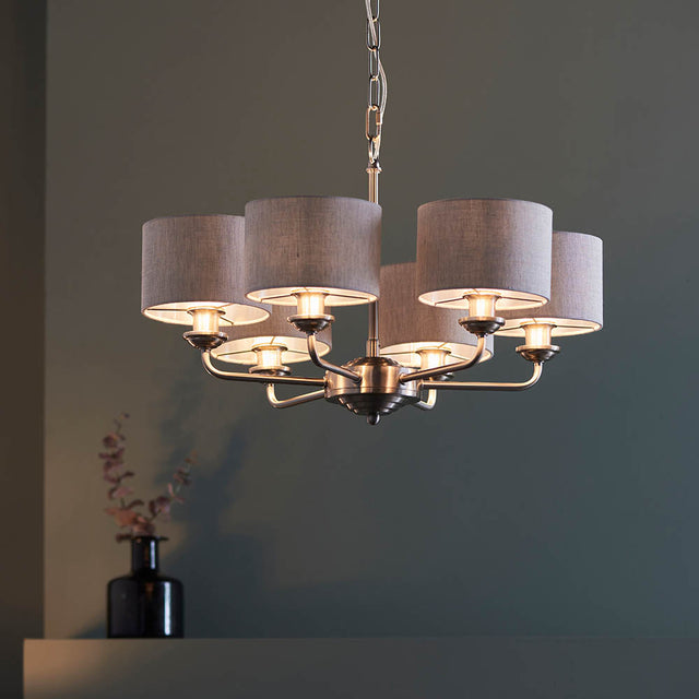 Highclere 6lt pendant