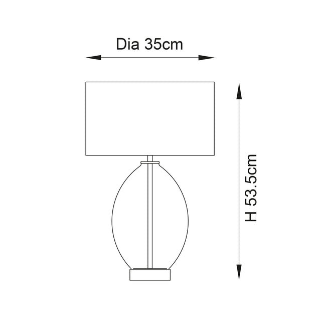 Elin Dimple Touch Table