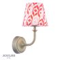 Joules Apsley Rechargeable Wall Light Isla Ikat Red