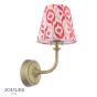 Joules Apsley Rechargeable Wall Light Isla Ikat Red