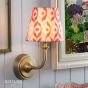 Joules Apsley Rechargeable Wall Light Isla Ikat Red
