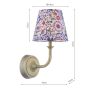 Joules Apsley Rechargeable Wall Light Festival Flower
