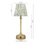 Joules Apsley Rechargeable Table Light Green Print