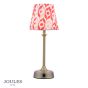 Joules Apsley Rechargeable Table Light Isla Ikat Red