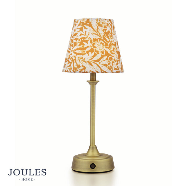 Joules Apsley Rechargeable Table Light Yellow Print