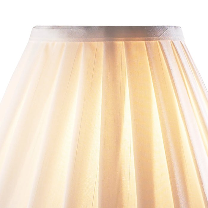 Beau Touch Table Lamp Satin Chrome With Shade (Multipack)