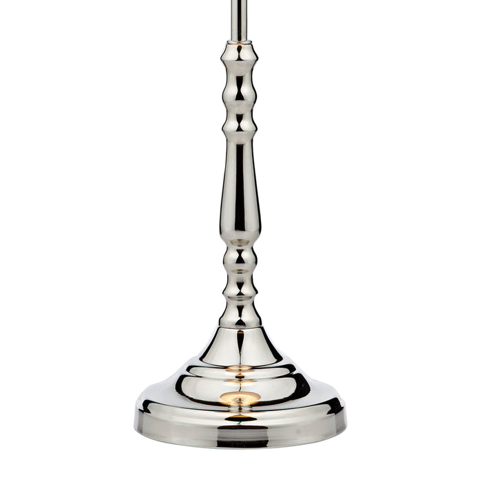 Blenheim Table Lamp Polished Nickel With Shade (Multipack)
