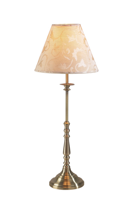 Blenheim Table Lamp Antique Brass With Shade (Multipack)