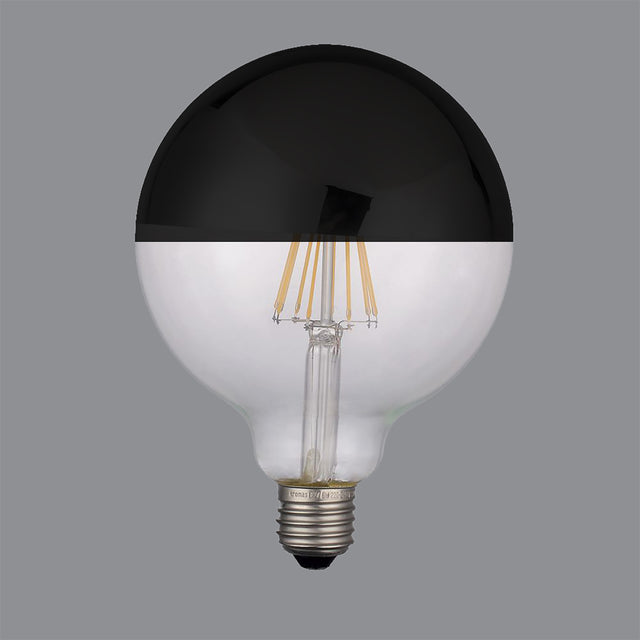 Deco Globe Bulb Black LED E27 6W 360º 2700K 750lm CRI80