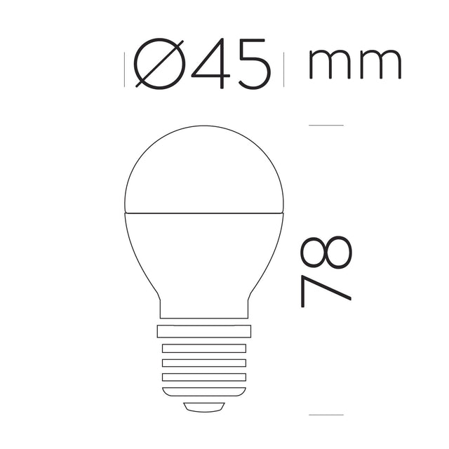 Bulb LED E27 6W 190º 4000K 660lm CRI80