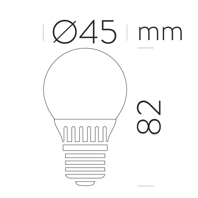 Bulb LED E27 9W 180º 4000K 1100lm CRI80