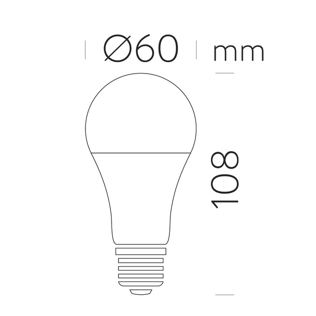 Bulb LED E27 9W 270º 4000K 950lm CRI80