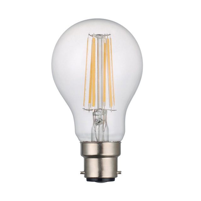 IND B22 LED DIMM GLS LAMP 8W 950LM CLEAR